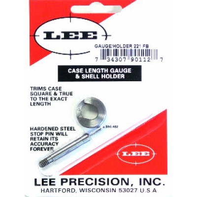 Lee Precision Case Length Gauge & Shell Holder 221 REM FB (90112)