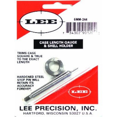 Lee Precision Case Length Gauge & Shell Holder 6MM-244 REM (90120)
