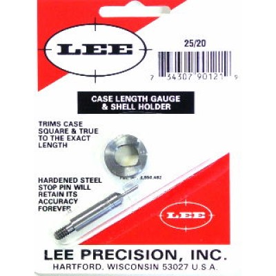 Lee Precision Case Length Gauge & Shell Holder 25-20 WCF (90121)
