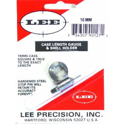 Lee Precision Case Length Gauge & Shell Holder 10MM AUTO (90127)