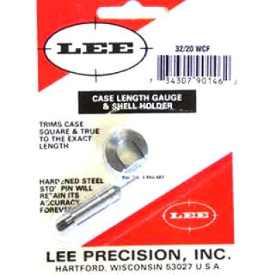 Lee Precision Case Length Gauge & Shell Holder 32-20 WCF (90146)