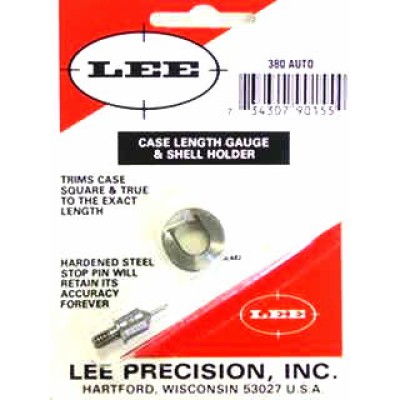 Lee Precision Case Length Gauge & Shell Holder 380 AUTO (90155)
