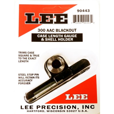 Lee Precision Case Length Gauge & Shell Holder 300 AAC BLACK (90443)