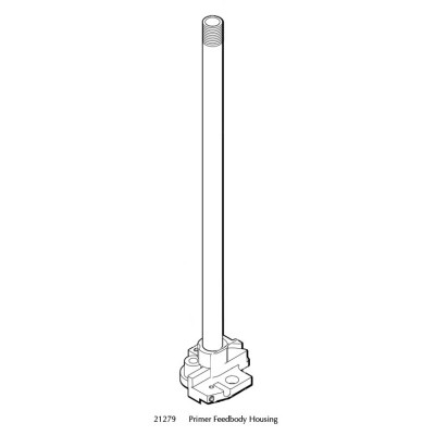 Dillon XL650 Primer Feed Body Housing W/Shield (SPARE PART) (21279)