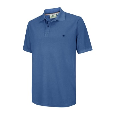 Hoggs Of Fife Anstruther Washed Polo (Size XL) (NAVY) (ANST/NY/4)