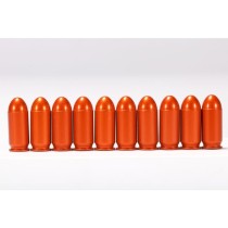 A-Zoom Snap Caps 45 ACP ORANGE (10 Pack) (AZ15415)