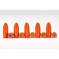 A-Zoom Snap Caps 9MM LUGER ORANGE (10 Pack) (AZ15416)