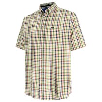 Hoggs Of Fife Aberdour SS Check Shirt (Size S) (NAVY CHECK) (ABER/NY/1)