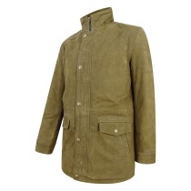 Hoggs Of Fife Dunkeld Leather Jacket (Size M) (KHAKI) (DUNK/KH/2)