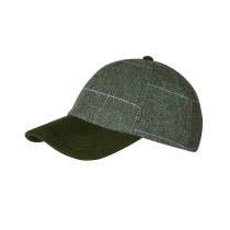 Hoggs Of Fife Albany Ladies Lambswool Baseball Cap One Size (GREEN) (ALBL/GR/1)