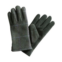 Hoggs Of Fife Albany Ladies Lambswool/Fleece Gloves (Size S/M) (GREEN) (ALGL/GR/1)