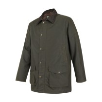 Hoggs Of Fife Caledonia Men's Wax Jacket (Size 2XL) (ANTIQUE OLIVE) (CMWJ/AO/5)