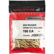 Winchester Brass 204 RUGER 100 Pack WINU204