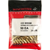 Winchester Brass 223 WSSM 50 Pack WINU223SS