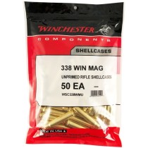 Winchester Brass 338 WIN MAG (50 Pack) (WINU338)
