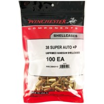 Winchester Brass 38 SUPER AUTO + P (100 Pack) (WINU38SUPER)