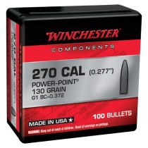 Winchester Bullet 270 CAL (.277) 130Grn PP (.277) (100 Pack) (WINB270PP130)