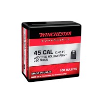 Winchester Bullet 45 CAL (.451) 230Grn FMJ (100 Pack) (WINB45MC230)