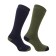 Hoggs Of Fife 1903 Country Long Sock (2 Pack) (Size UK 4-7) (DARK GREEN/DARK NAVY) (1903/NG/1)