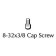 Dillon XL650 Primer Punch Assembly 8-32X3/8 Cap Screw (SPARE PART) (14013)