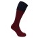 Hoggs Of Fife 1901 Contrast T/Over Top Stocking (Single) (Size UK 10-13) (BURGUNDY/NAVY) (1901/BN/3)